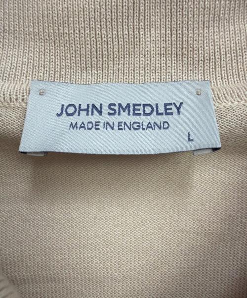 JOHN SMEDLEY（ジョンスメドレー）JOHN SMEDLEY (ジョンスメドレー) ポロシャツ ベージュ サイズ:Lの古着・服飾アイテム