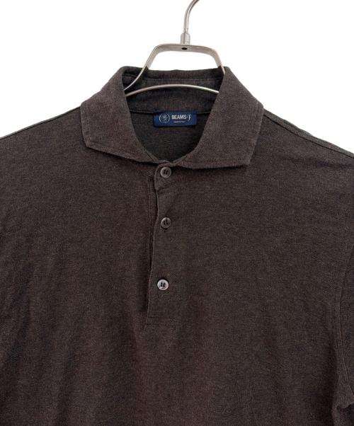 BEAMS F（ビームスエフ）BEAMS F (ビームスエフ) ポロシャツ ブラウン サイズ:50の古着・服飾アイテム