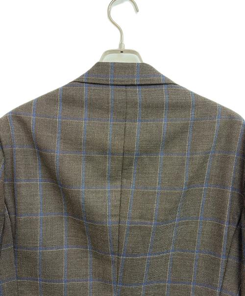 RING JACKET（リングジャケット）RING JACKET (リングジャケット) テーラードジャケット ブラウン サイズ:50の古着・服飾アイテム