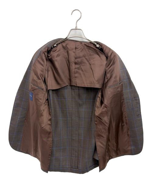 RING JACKET（リングジャケット）RING JACKET (リングジャケット) テーラードジャケット ブラウン サイズ:50の古着・服飾アイテム