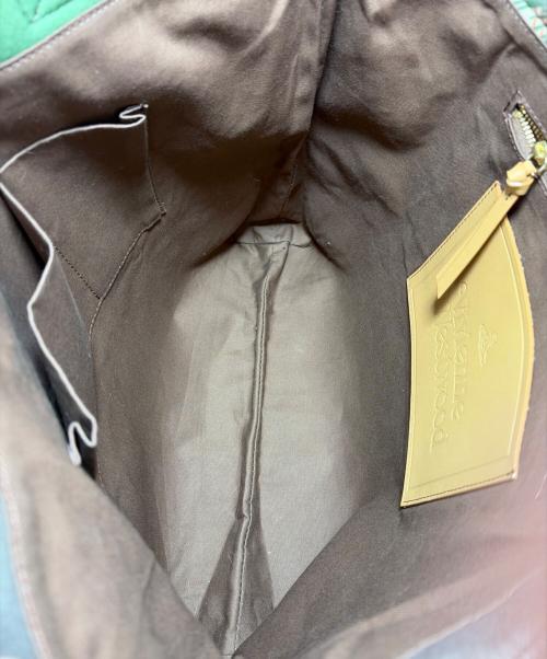 Vivienne Westwood（ヴィヴィアンウエストウッド）Vivienne Westwood (ヴィヴィアンウエストウッド) 2WAYショルダーバッグ オリーブの古着・服飾アイテム