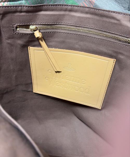 Vivienne Westwood（ヴィヴィアンウエストウッド）Vivienne Westwood (ヴィヴィアンウエストウッド) 2WAYショルダーバッグ オリーブの古着・服飾アイテム