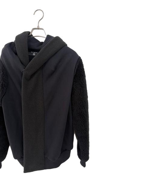 gomme（ゴム）gomme (ゴム) 切替Wジップパーカー ブラック サイズ:1の古着・服飾アイテム