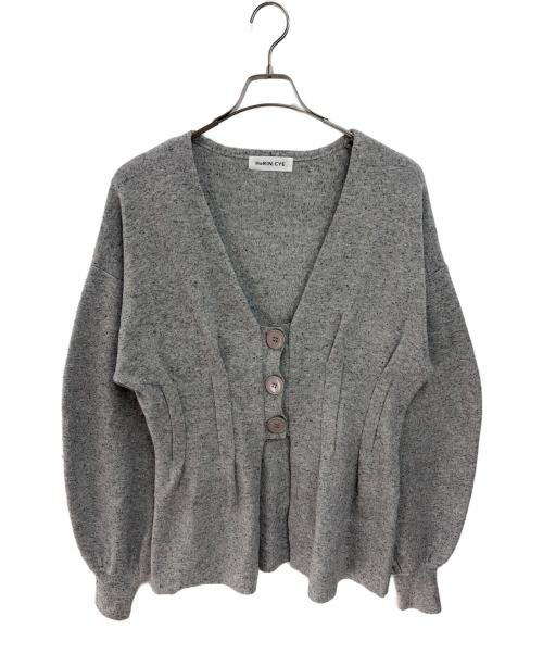 HeRIN.CYE（ヘリンドットサイ）HeRIN.CYE (ヘリンドットサイ) ニットカーディガン グレー サイズ:Fの古着・服飾アイテム