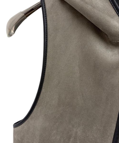 Risley（リズレー）Risley (リズレー) リバーシブルロングベスト グレー サイズ:Fの古着・服飾アイテム
