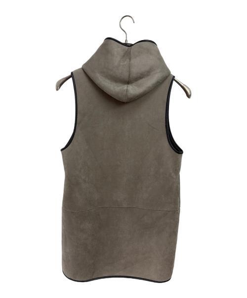 Risley（リズレー）Risley (リズレー) リバーシブルロングベスト グレー サイズ:Fの古着・服飾アイテム