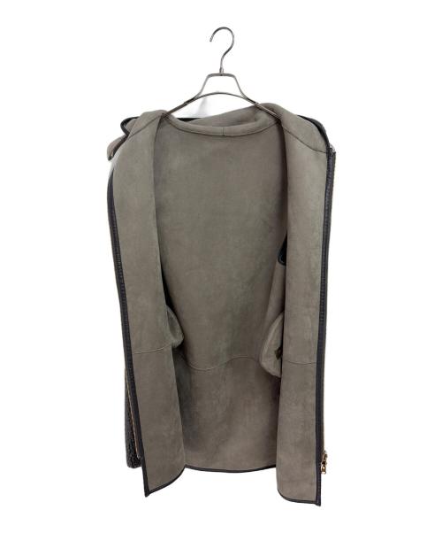 Risley（リズレー）Risley (リズレー) リバーシブルロングベスト グレー サイズ:Fの古着・服飾アイテム