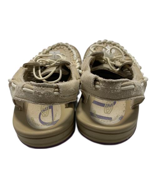 KEEN（キーン）KEEN (キーン) アウトドアサンダル カーキ×パープル サイズ:24cmの古着・服飾アイテム