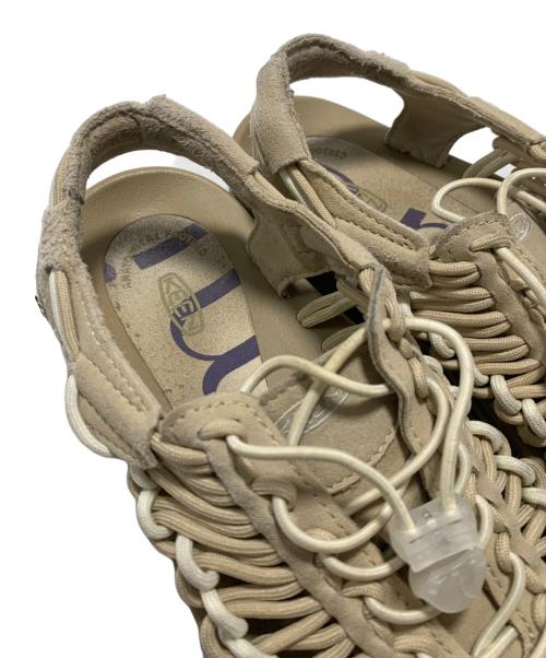 KEEN（キーン）KEEN (キーン) アウトドアサンダル カーキ×パープル サイズ:24cmの古着・服飾アイテム