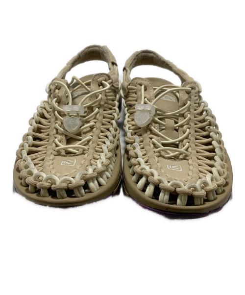 KEEN（キーン）KEEN (キーン) アウトドアサンダル カーキ×パープル サイズ:24cmの古着・服飾アイテム