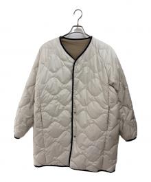 nanamica（ナナミカ）の古着「ダウンコート」｜ホワイト/ベージュ
