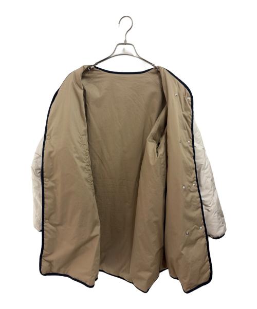 nanamica（ナナミカ）nanamica (ナナミカ) ダウンコート ホワイト/ベージュ サイズ:Sの古着・服飾アイテム