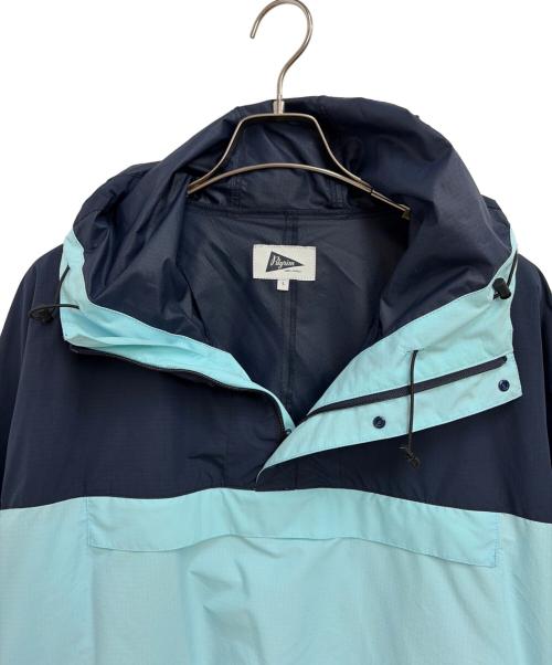 Pilgrim Surf+Supply（ピルグリム サーフサプライ）Pilgrim Surf+Supply (ピルグリム サーフサプライ) アノラックパーカー ネイビー×ブルー サイズ:Lの古着・服飾アイテム