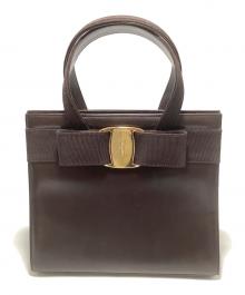 Salvatore Ferragamo（サルヴァトーレ フェラガモ）の古着「2WAYショルダーバッグ」｜ブラウン