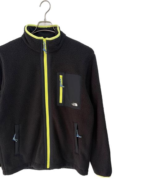 THE NORTH FACE（ザ ノース フェイス）THE NORTH FACE (ザ ノース フェイス) ボアジャケット ブラック×イエロー サイズ:L 未使用品の古着・服飾アイテム