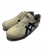 Onitsuka Tigerオニツカタイガー）の古着「スリッポン」｜ナチュラルー×ネイビー