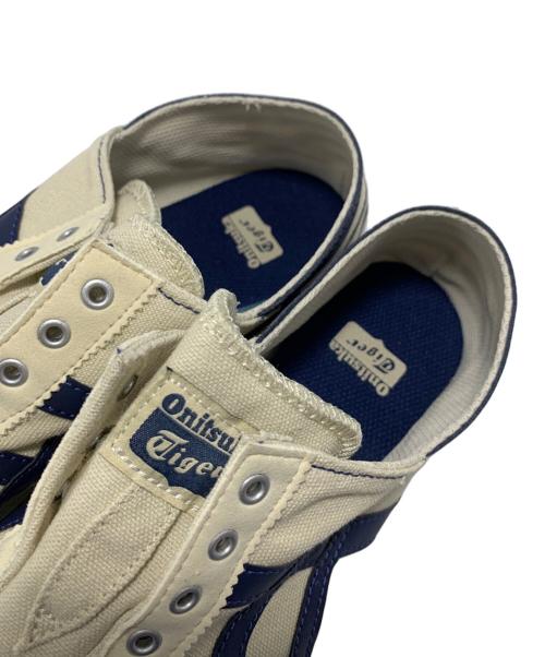 Onitsuka Tiger（オニツカタイガー）Onitsuka Tiger (オニツカタイガー) スリッポン ナチュラルー×ネイビー サイズ:26cmの古着・服飾アイテム