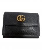 GUCCIグッチ）の古着「3つ折り財布」｜ブラック