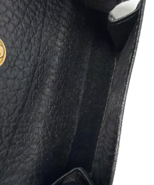 GUCCI（グッチ）GUCCI (グッチ) 3つ折り財布 ブラックの古着・服飾アイテム