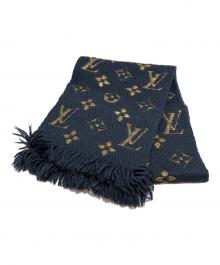 LOUIS VUITTON（ルイ ヴィトン）の古着「マフラー」｜ネイビー×ゴールド