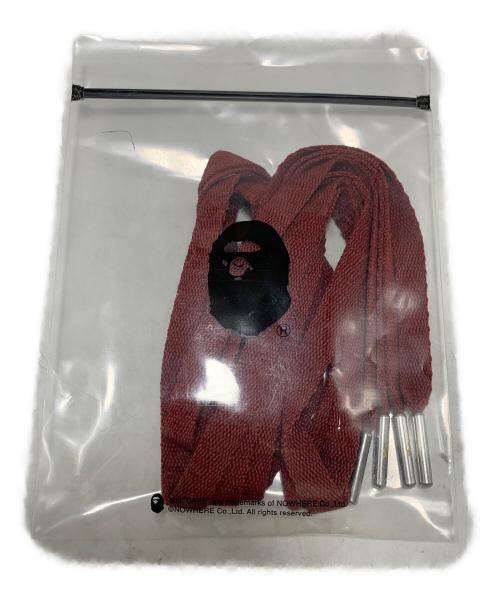 A BATHING APE（アベイシングエイプ）A BATHING APE (アベイシングエイプ) スニーカー レッド×ホワイト サイズ:24の古着・服飾アイテム