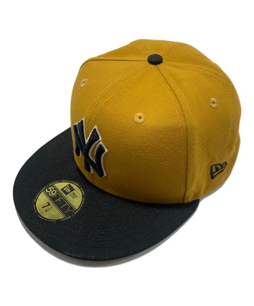 New Era（ニューエラ）New Era (ニューエラ) キャップ ブラウン×ブラック サイズ:7 1/4 (57.7cm)の古着・服飾アイテム