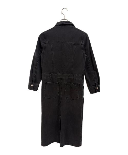 Adam et Rope（アダム エ ロペ）Adam et Rope (アダム エ ロペ) 長袖ワンピース ブラック サイズ:36の古着・服飾アイテム