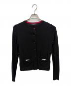 Paul Smith BLACK LABELポールスミス ブラックレーベル）の古着「薄手カーディガン」｜ブラック