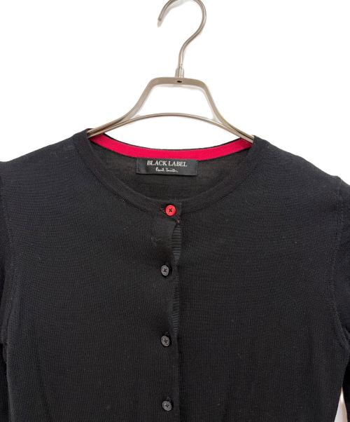 Paul Smith BLACK LABEL（ポールスミス ブラックレーベル）Paul Smith BLACK LABEL (ポールスミス ブラックレーベル) 薄手カーディガン ブラック サイズ:Mの古着・服飾アイテム