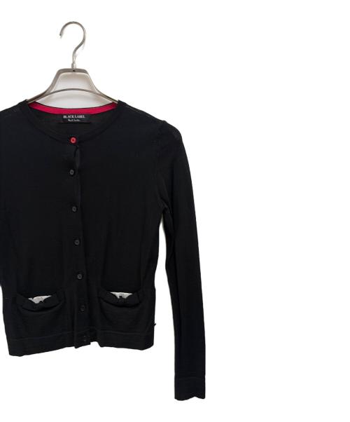 Paul Smith BLACK LABEL（ポールスミス ブラックレーベル）Paul Smith BLACK LABEL (ポールスミス ブラックレーベル) 薄手カーディガン ブラック サイズ:Mの古着・服飾アイテム