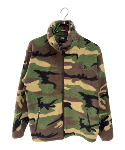 THE NORTH FACE（ザ ノース フェイス）THE NORTH FACE (ザ ノース フェイス) フリースジャケット グリーン×ブラウン サイズ:XLの古着・服飾アイテム