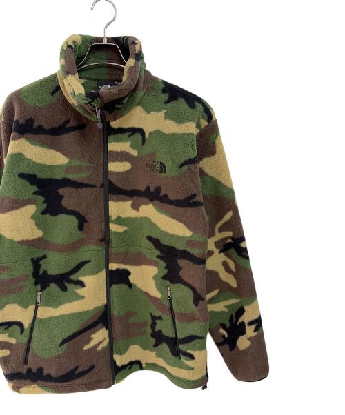 THE NORTH FACE（ザ ノース フェイス）THE NORTH FACE (ザ ノース フェイス) フリースジャケット グリーン×ブラウン サイズ:XLの古着・服飾アイテム