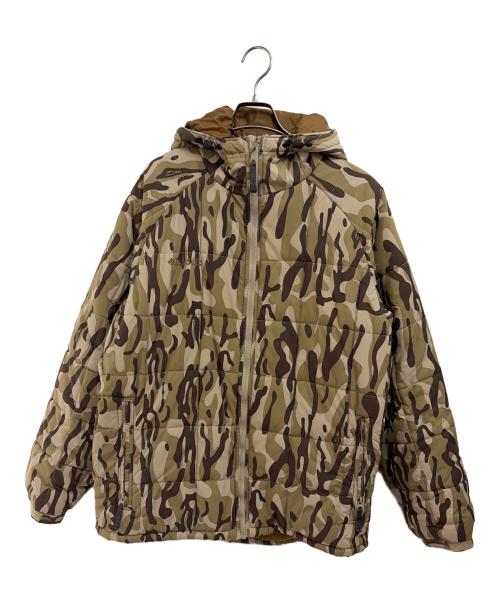 Columbia（コロンビア）Columbia (コロンビア) 中綿ジャケット ベージュ×ブラウン サイズ:XLの古着・服飾アイテム