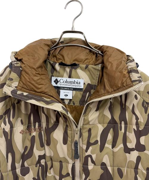 Columbia（コロンビア）Columbia (コロンビア) 中綿ジャケット ベージュ×ブラウン サイズ:XLの古着・服飾アイテム