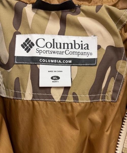 Columbia（コロンビア）Columbia (コロンビア) 中綿ジャケット ベージュ×ブラウン サイズ:XLの古着・服飾アイテム