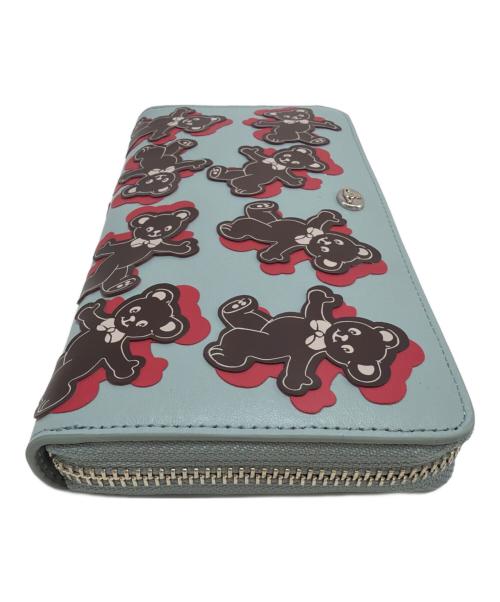 Vivienne Westwood（ヴィヴィアンウエストウッド）Vivienne Westwood (ヴィヴィアンウエストウッド) 長財布 スカイブルー×ブラウン 未使用品の古着・服飾アイテム