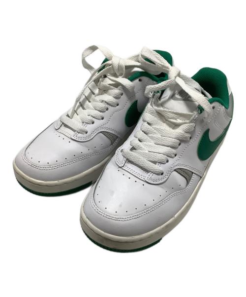 NIKE（ナイキ）NIKE (ナイキ) スニーカー ホワイト×グリーン サイズ:24cmの古着・服飾アイテム