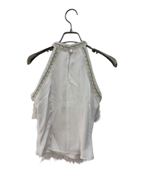 belear mimi（ベリアー ミミ）belear mimi (ベリアー ミミ) キャミソール ホワイト サイズ:F 未使用品の古着・服飾アイテム