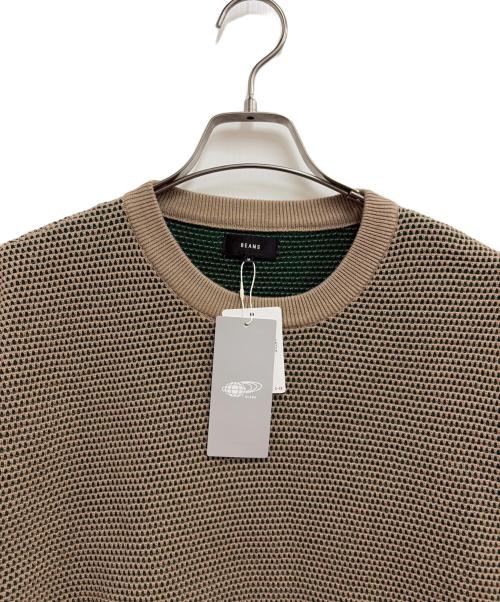 BEAMS（ビームス）BEAMS (ビームス) 厚手ニット ベージュ サイズ:M 未使用品の古着・服飾アイテム