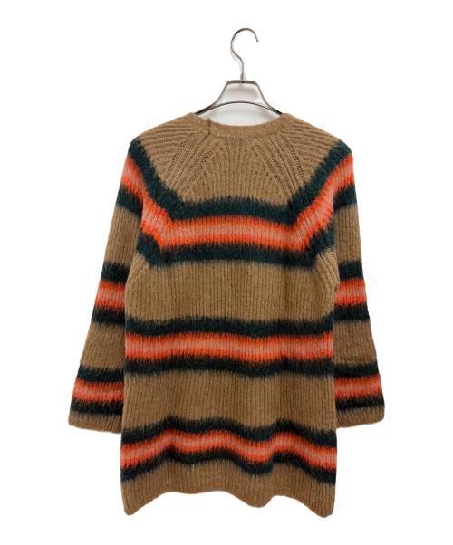 KENZO（ケンゾー）KENZO (ケンゾー) 厚手ニット ブラウン×グリーン サイズ:Mの古着・服飾アイテム