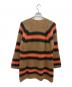 KENZO (ケンゾー) 厚手ニット ブラウン×グリーン サイズ:M：23000円