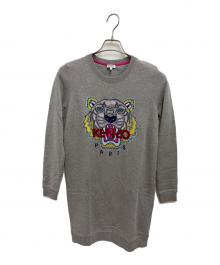 KENZO（ケンゾー）の古着「長袖ワンピース」｜グレー
