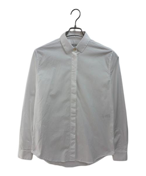Yves Saint Laurent（イヴサンローラン）Yves Saint Laurent (イヴサンローラン) 長袖シャツ ホワイト サイズ:F34の古着・服飾アイテム