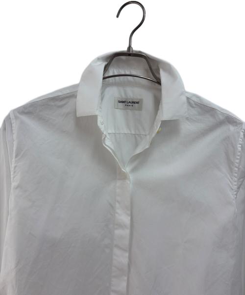 Yves Saint Laurent（イヴサンローラン）Yves Saint Laurent (イヴサンローラン) 長袖シャツ ホワイト サイズ:F34の古着・服飾アイテム