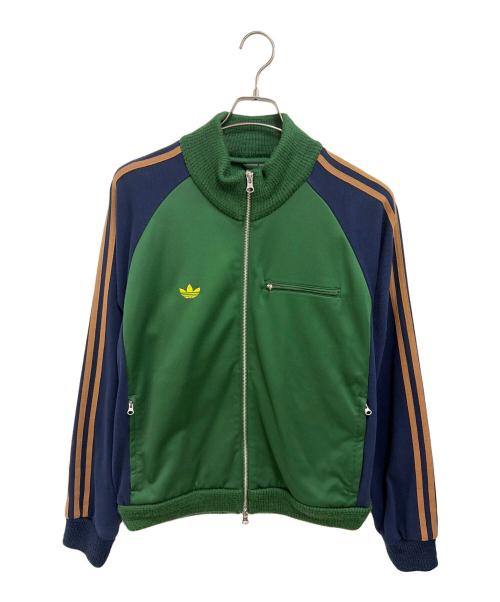 adidas（アディダス）adidas (アディダス) パーカー グリーン サイズ:XLの古着・服飾アイテム