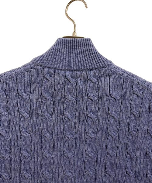 POLO RALPH LAUREN（ポロ・ラルフローレン）POLO RALPH LAUREN (ポロ・ラルフローレン) 厚手ニット ブルー サイズ:US S 未使用品の古着・服飾アイテム