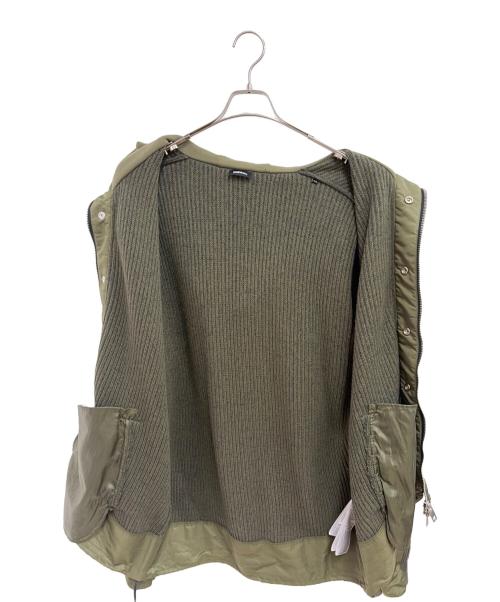 DIESEL（ディーゼル）DIESEL (ディーゼル) ジップジャケット グリーン サイズ:XSの古着・服飾アイテム