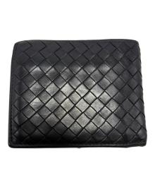 BOTTEGA VENETA（ボッテガベネタ）の古着「2つ折り財布」｜ブラック