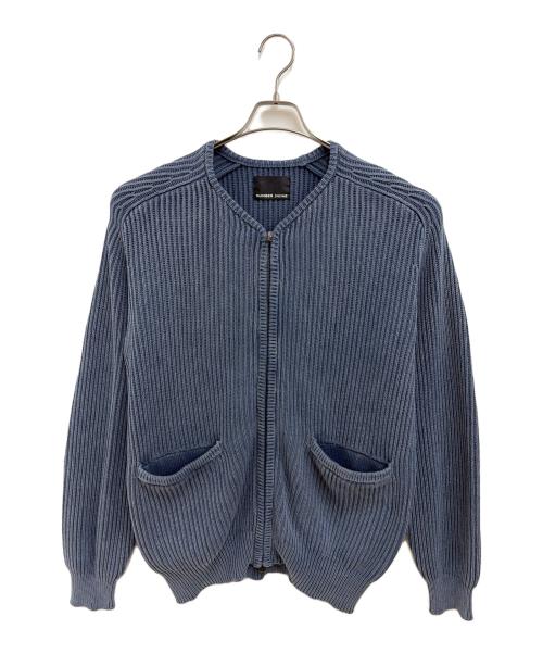 NUMBER (N)INE（ナンバーナイン）NUMBER (N)INE (ナンバーナイン) 薄手ニット ブルー サイズ:2の古着・服飾アイテム
