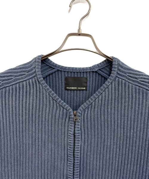 NUMBER (N)INE（ナンバーナイン）NUMBER (N)INE (ナンバーナイン) 薄手ニット ブルー サイズ:2の古着・服飾アイテム